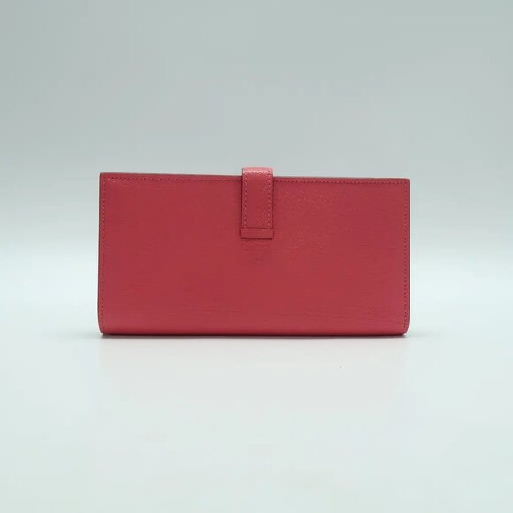 HERMES Bearn Pink Leather Wallet 900-041725 - Picture 2 of 12